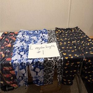 Women Legging Lot Size Large 4 Legging In Lot